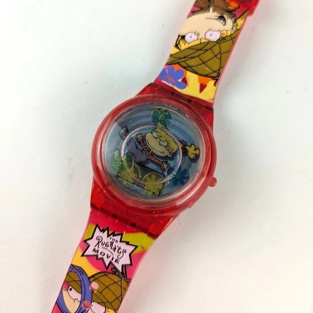 Vintage 90s Rugrats Movie Burger King Watch